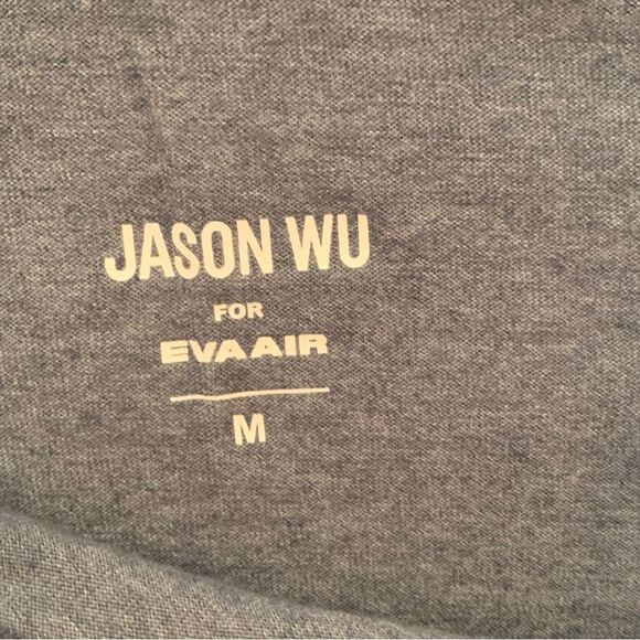 Jason Wu for Eva Air Unisex Loungewear Top in Heathered Blue - Size Medium - Picture 4 of 9